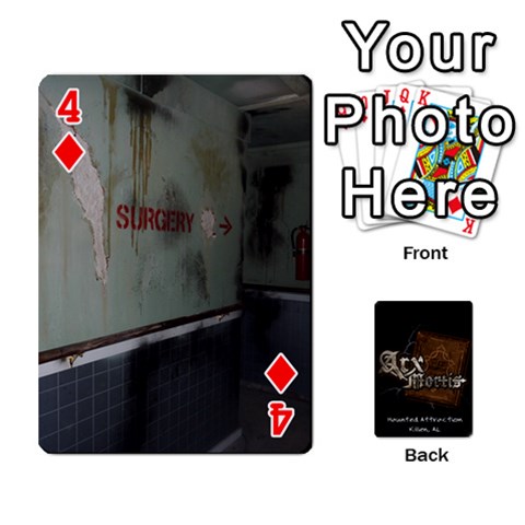 Playing Cards 2 Sides Front - Diamond4