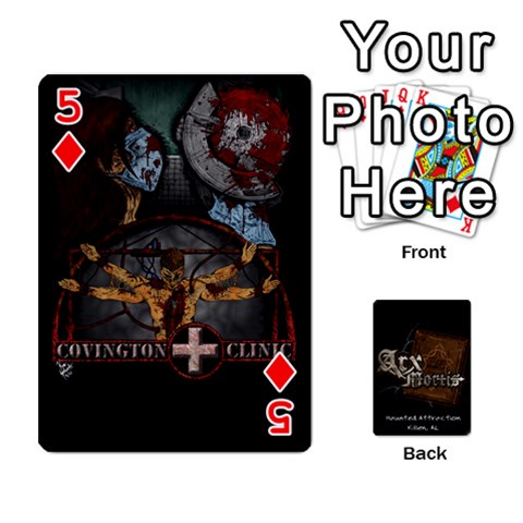Playing Cards 2 Sides Front - Diamond5