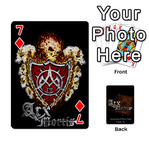 Playing Cards 2 Sides Front - Diamond7