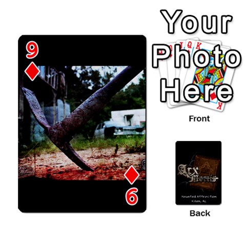 Playing Cards 2 Sides Front - Diamond9