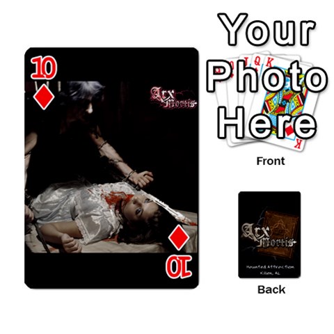 Playing Cards 2 Sides Front - Diamond10