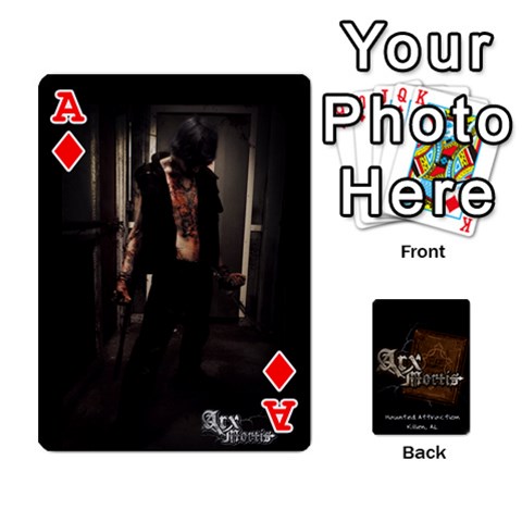 Ace Playing Cards 2 Sides Front - DiamondA