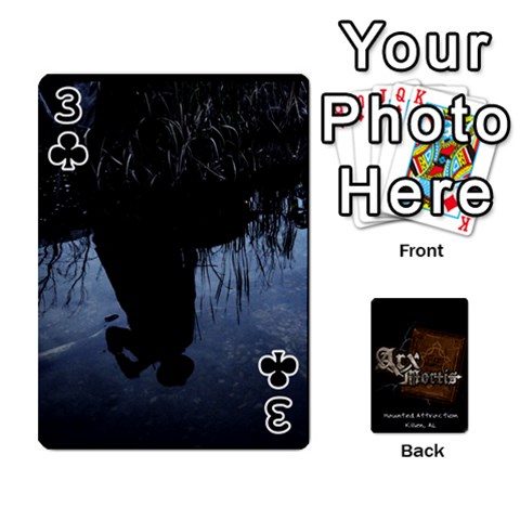 Playing Cards 2 Sides Front - Club3