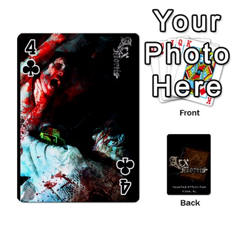Playing Cards 2 Sides Front - Club4