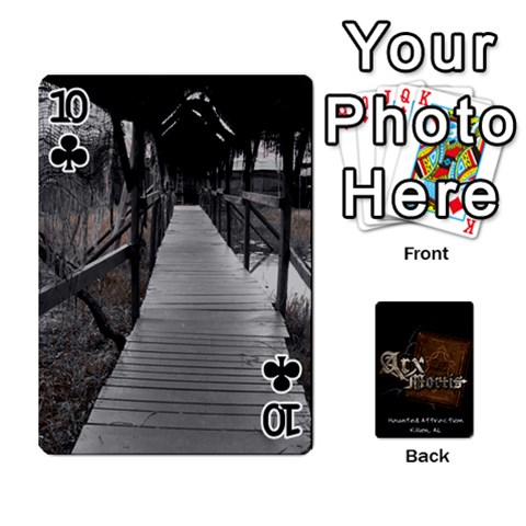Playing Cards 2 Sides Front - Club10
