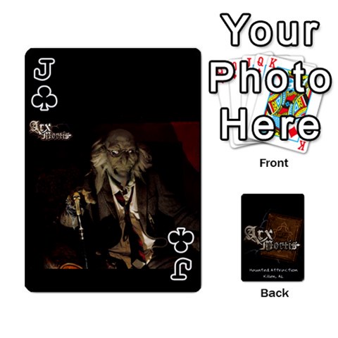 Jack Playing Cards 2 Sides Front - ClubJ