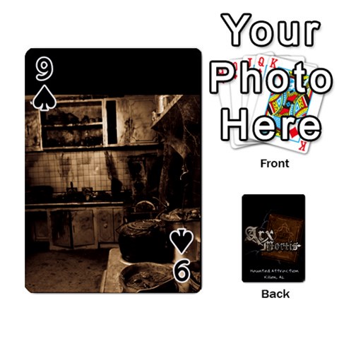 Playing Cards 2 Sides Front - Spade9
