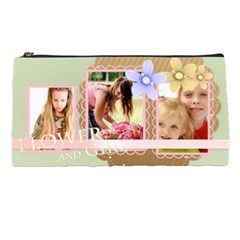 Flower with girl - Pencil Case Flower with girl - Pencil Case