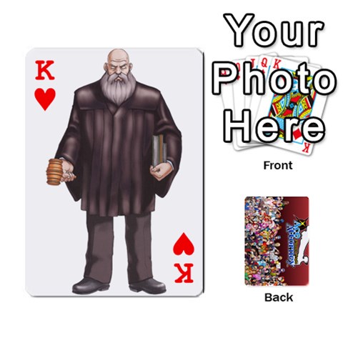 King Pwcards By Wes Front - HeartK