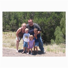 Glasses cleaner-family pic on the side of the highway! - Large Glasses Cloth