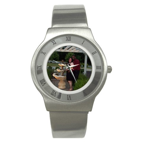 Stainless Steel Watch By Kiki Flores Front