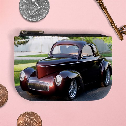 Front Side Of  41 Willys Coin Purse By Ande Hawks Front