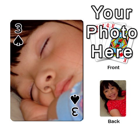 Set 1 Cards By Anne Frey Front - Spade3