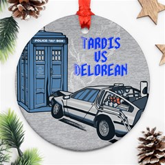 tardis - Ornament (Round)