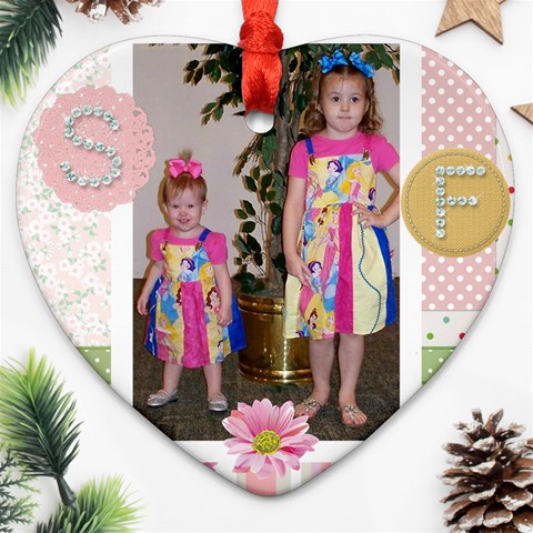 Savannah & Faith Ornament By Keri Orr Front
