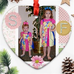 Savannah & Faith ornament - Ornament (Heart)