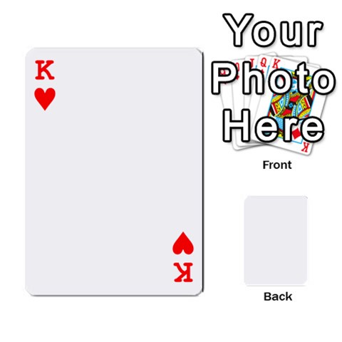 King Leo Playing Cards By Allie Front - HeartK