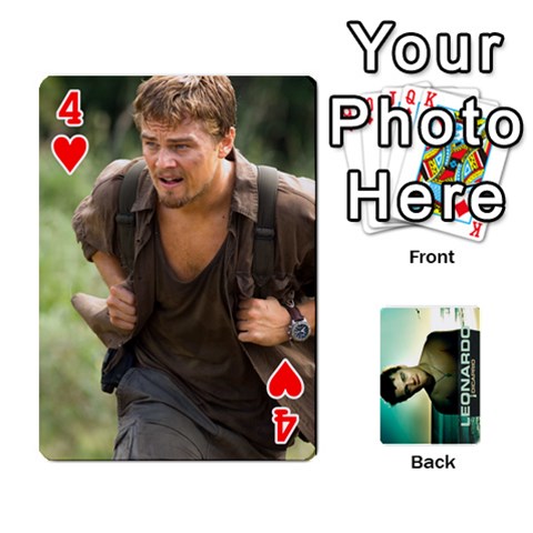 Leo Playing Cards By Allie Front - Heart4