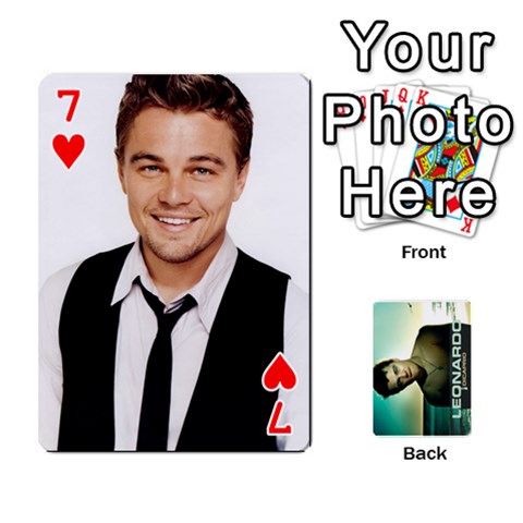 Leo Playing Cards By Allie Front - Heart7