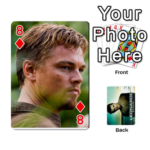 Leo Playing Cards By Allie Front - Diamond8