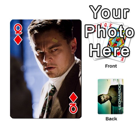 Queen Leo Playing Cards By Allie Front - DiamondQ