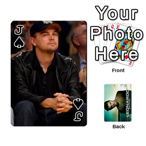 Jack Leo Playing Cards By Allie Front - SpadeJ