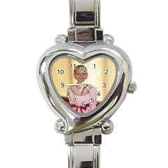 watch - Heart Italian Charm Watch