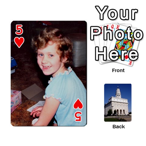 Playing Cards By Kerrigan Family Front - Heart5