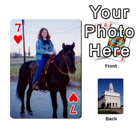 Playing Cards By Kerrigan Family Front - Heart7