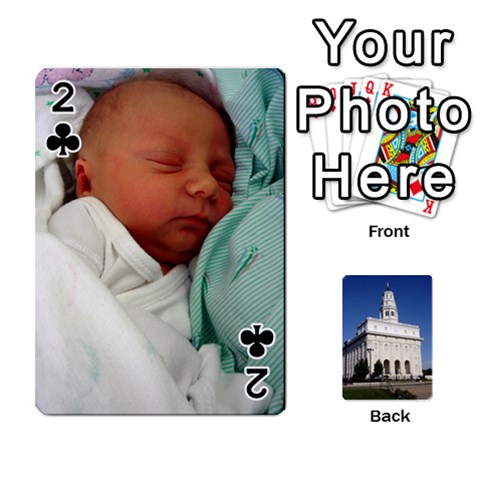 Playing Cards By Kerrigan Family Front - Club2