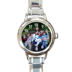 for lisa - Round Italian Charm Watch