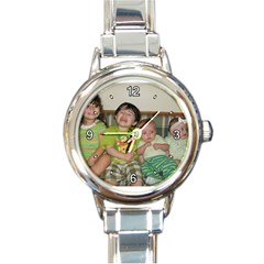 Round Italian Charm Watch