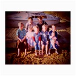 Photo lens cloth w/beach scene of Suess children - Small Glasses Cloth