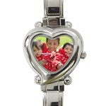 mae watch - Heart Italian Charm Watch