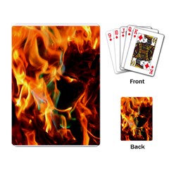 Fire Cards - Playing Cards Single Design (Rectangle)