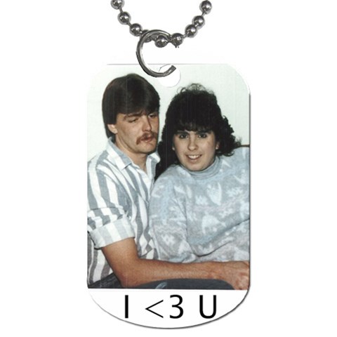 Robert N Tiffany Dog Tag By Tiffany Eckerle Front