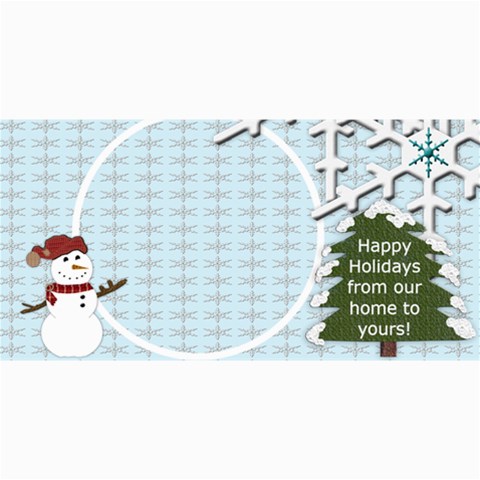 Christmas Card Templates 8 x4  Photo Card - 2