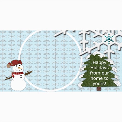 Christmas Card Templates 8 x4  Photo Card - 4