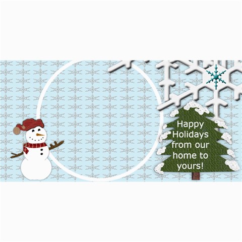 Christmas Card Templates 8 x4  Photo Card - 7