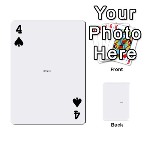 Family Photo Playing Cards By Nicole Hendricks Front - Spade4