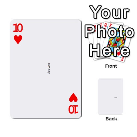 Family Photo Playing Cards By Nicole Hendricks Front - Heart10