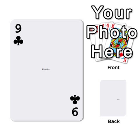 Family Photo Playing Cards By Nicole Hendricks Front - Club9