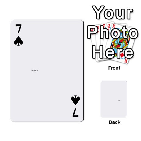 Family Photo Playing Cards By Nicole Hendricks Front - Spade7