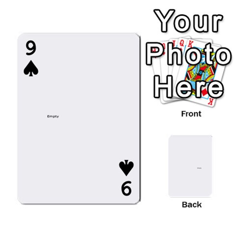 Family Photo Playing Cards By Nicole Hendricks Front - Spade9
