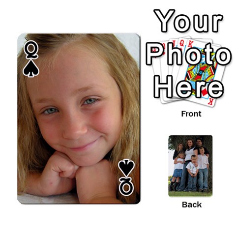 Queen Cards By Nasha Vandevoord Front - SpadeQ