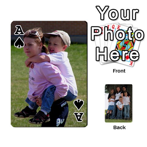 Ace Cards By Nasha Vandevoord Front - SpadeA