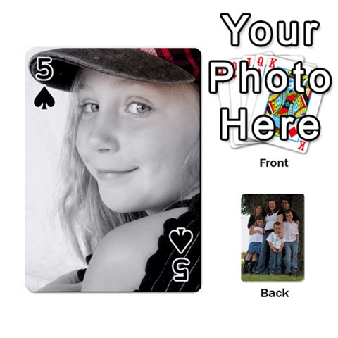 Cards By Nasha Vandevoord Front - Spade5