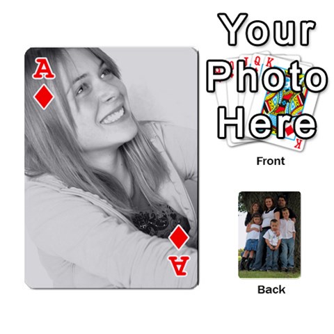 Ace Cards By Nasha Vandevoord Front - DiamondA