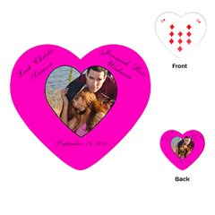 Leah & JR Wedding 1 - Playing Cards Single Design (Heart)