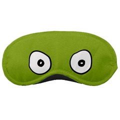 green with white eyees - Sleep Mask